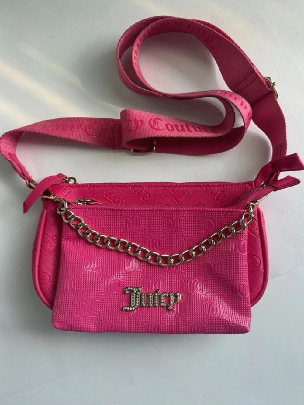 Juicy Couture pink shoulder purse